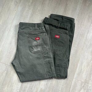 Set of 2, size 40x30, Vintage (2013/2014) Dickies Carpenter Work Duck Pants